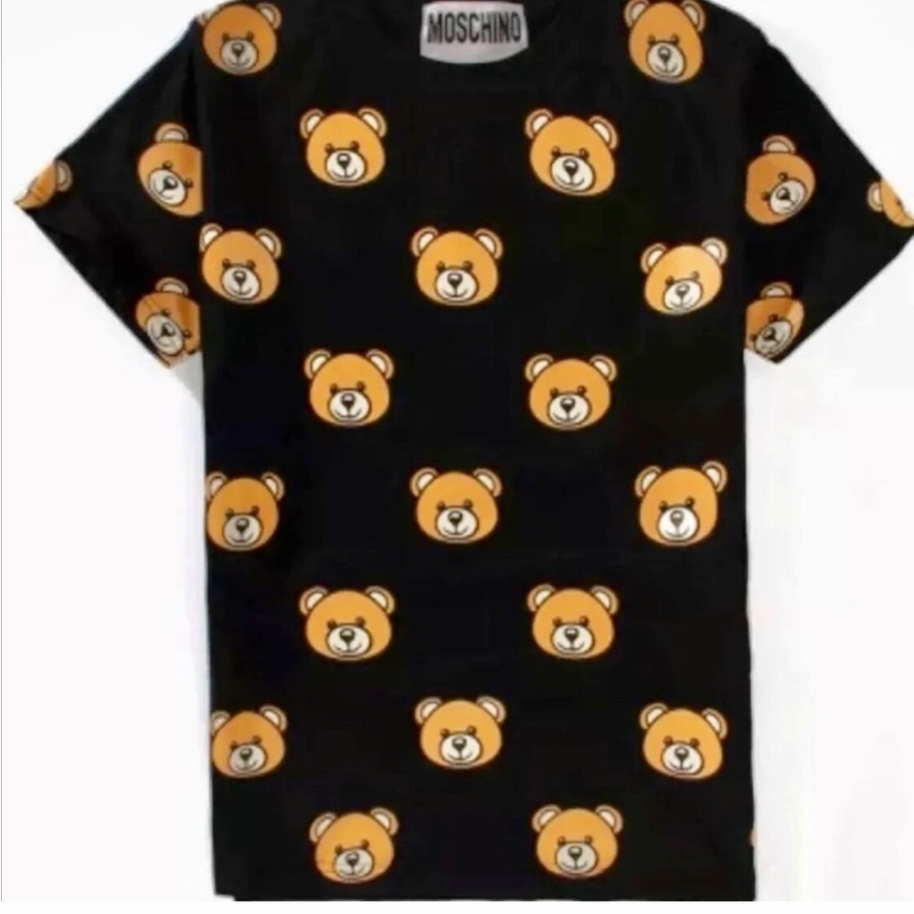 Moschino Bear Print T shirt